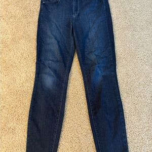 PAIGE Dark Blue Skinny Jeans
